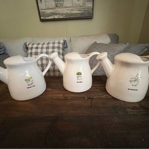 Rae dunn watering cans